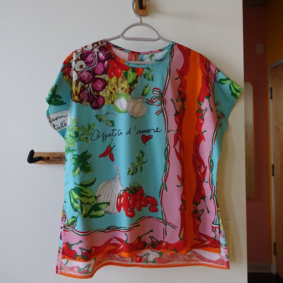 Italian Sicilian Vegetable souvenir popover top Tall ST MT Medium Small SM S - Picture 1 of 16